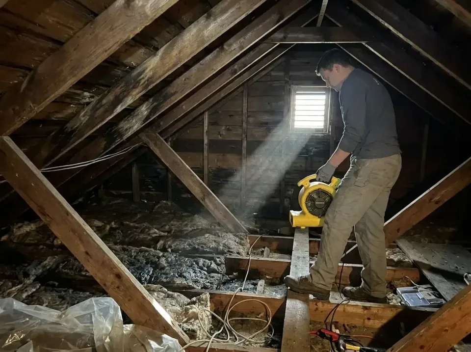 attic-water-damage-drying-proc-007 — frequently asked questions, Emergency Water Extraction & 24/7 Flood Response in Meadow…